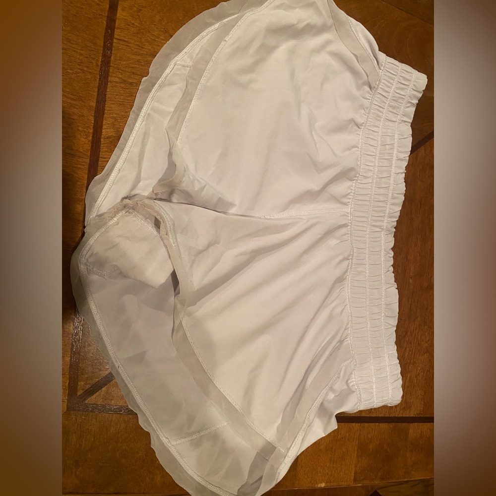 White Lululemon short